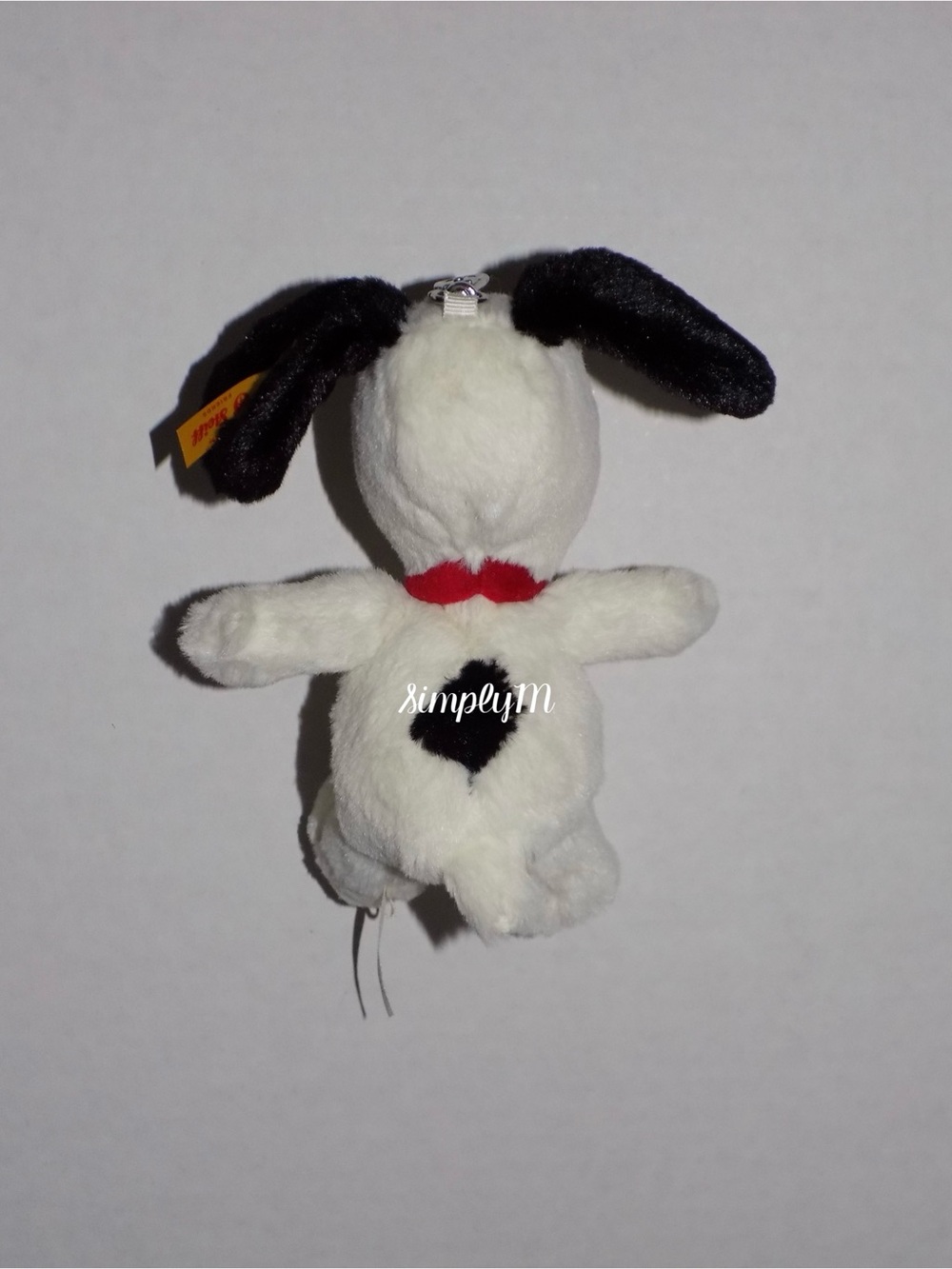 Peanuts Snoopy AE Mini Tote & Steiff Plush & Pave 3D Rhinestone Bling Keychain - Picture 6 of 12
